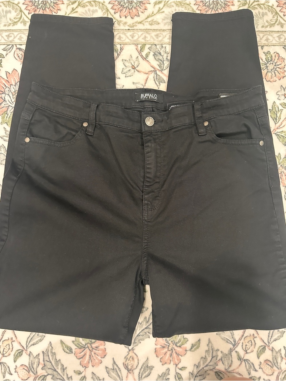 Buffalo David Bitton Hanna High Rise Skinny Jeans Black 14/34
